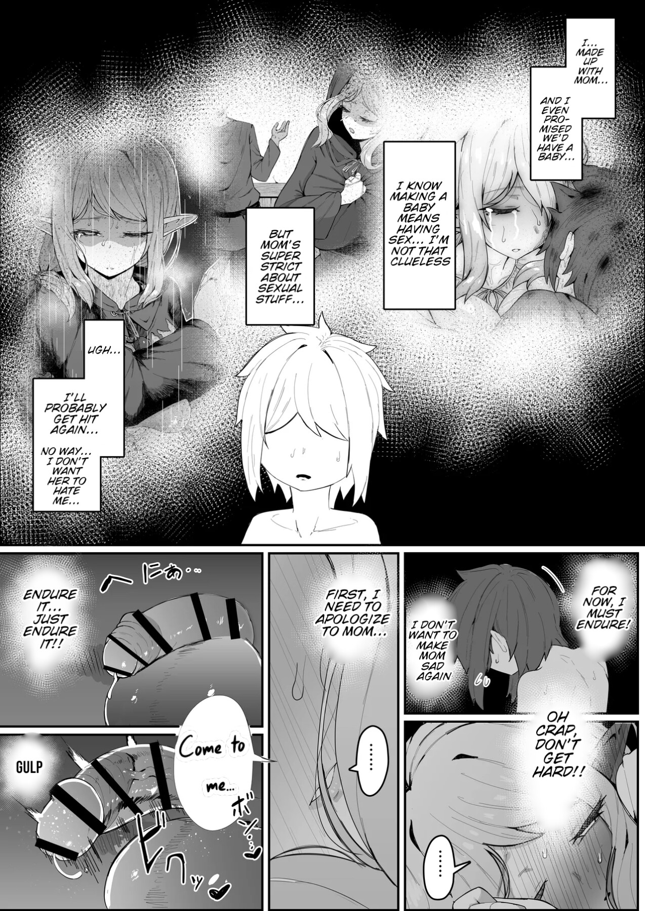 Hentai Manga Comic-Impregnating my elf mother.-Read-49